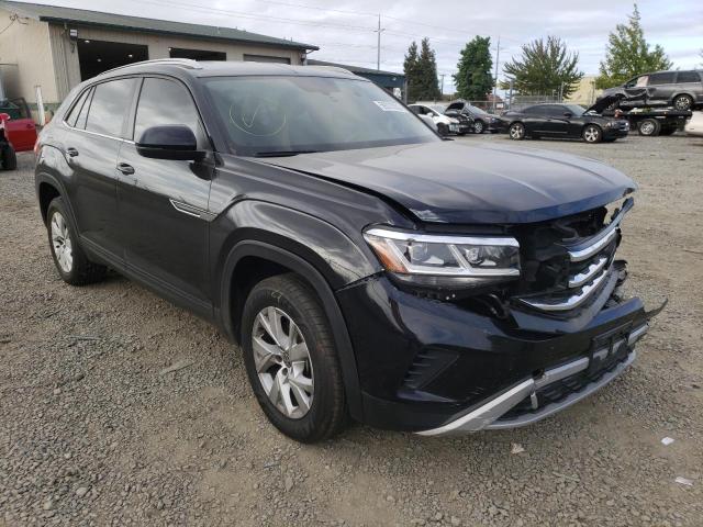 1V2AC2CA5LC200336 - 2020 VOLKSWAGEN ATLAS CROS Черный фото 1