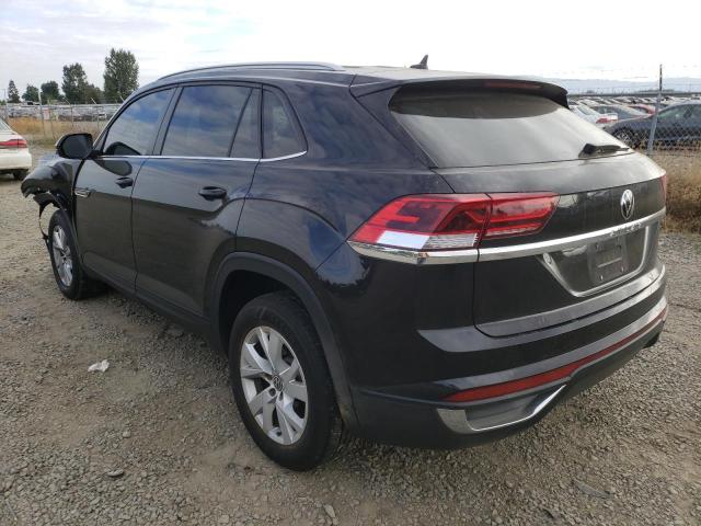 1V2AC2CA5LC200336 - 2020 VOLKSWAGEN ATLAS CROS Черный фото 3