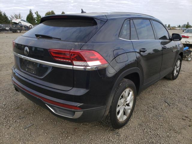 1V2AC2CA5LC200336 - 2020 VOLKSWAGEN ATLAS CROS Черный фото 4