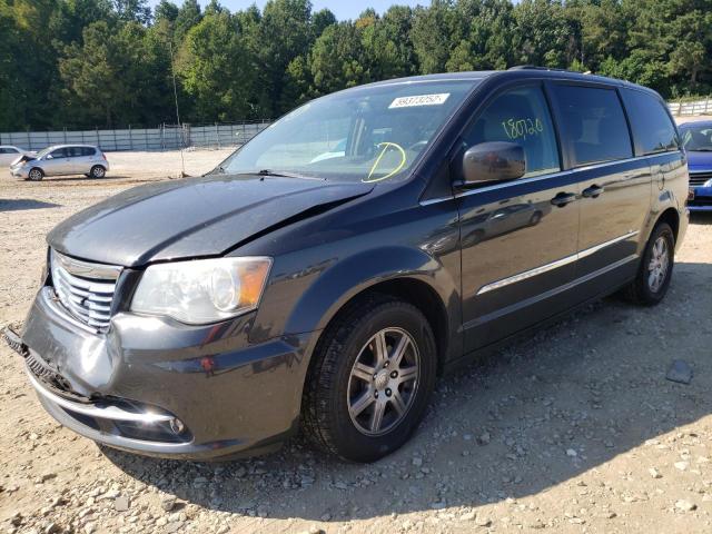 2C4RC1BG9CR185917 - 2012 CHRYSLER TOWN & COU GRAY photo 2