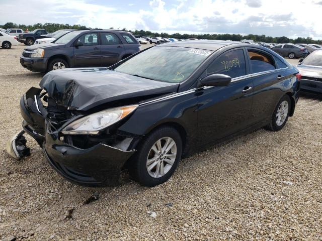 5NPEB4AC4CH392357 - 2012 HYUNDAI SONATA GLS BLACK photo 2