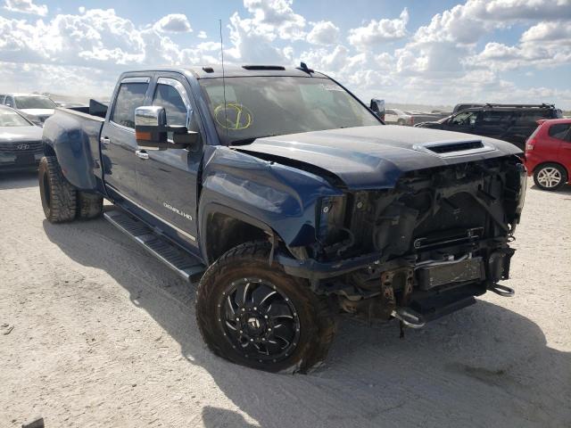 1GT42YEY3HF159743 - 2017 GMC SIERRA K35 BLUE photo 1