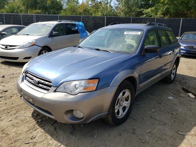 4S4BP61C977340826 - 2007 SUBARU LEGACY OUT BLUE photo 2