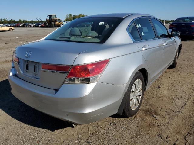 1HGCP2F33CA016859 - 2012 HONDA ACCORD LX SILVER photo 4