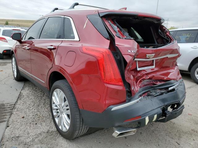 1GYKNFRS0KZ274423 - 2019 CADILLAC XT5 PREMIU MAROON photo 3