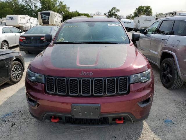 1C4RJFLG9HC613275 - 2017 JEEP GRAND CHER RED photo 9