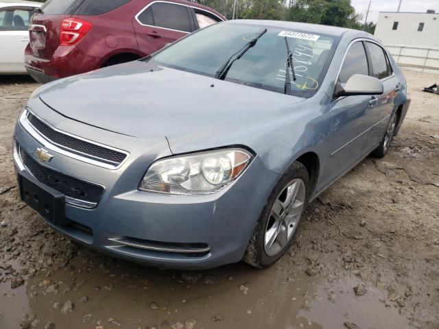 1G1ZH57B29F146844 - 2009 CHEVROLET MALIBU 1LT ლურჯი ფოტო 2