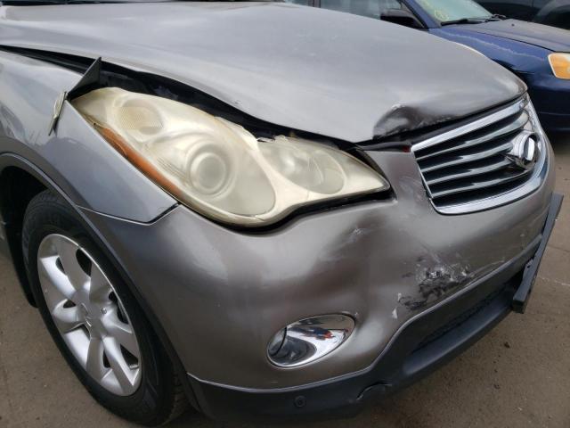 JN1AJ0HR8AM753888 - 2010 INFINITI EX35 BASE SILVER photo 9