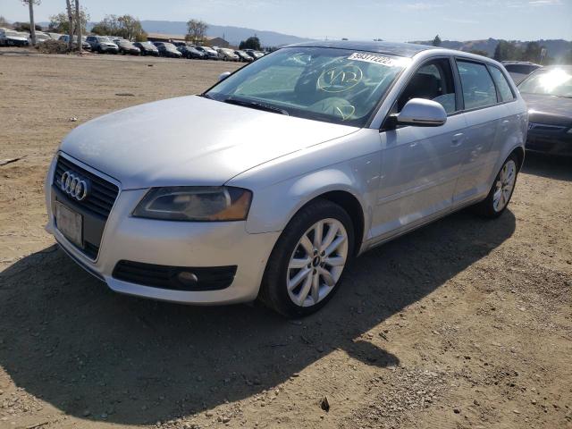 WAUKF78P19A117690 - 2009 AUDI A3 2.0T QU SILVER photo 2