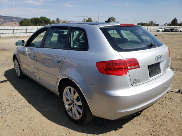 WAUKF78P19A117690 - 2009 AUDI A3 2.0T QU SILVER photo 3