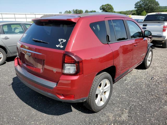 1C4NJDBB3ED828522 - 2014 JEEP COMPASS SP RED photo 4