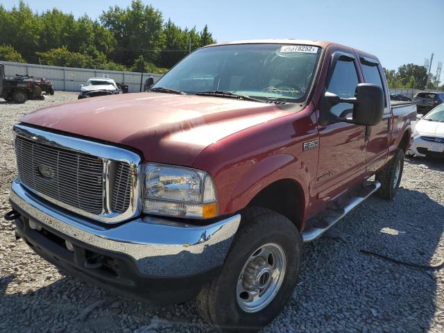 1FTSW31F93EA93555 - 2003 FORD F350 SRW S RED photo 2