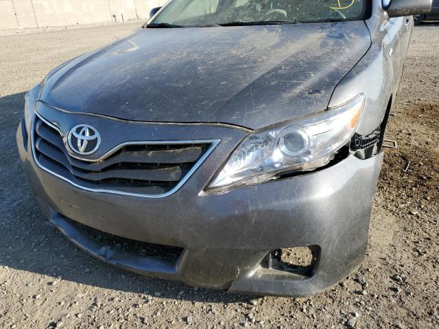 4T1BB3EK7AU113996 - 2010 TOYOTA CAMRY HYBR CHARCOAL photo 9