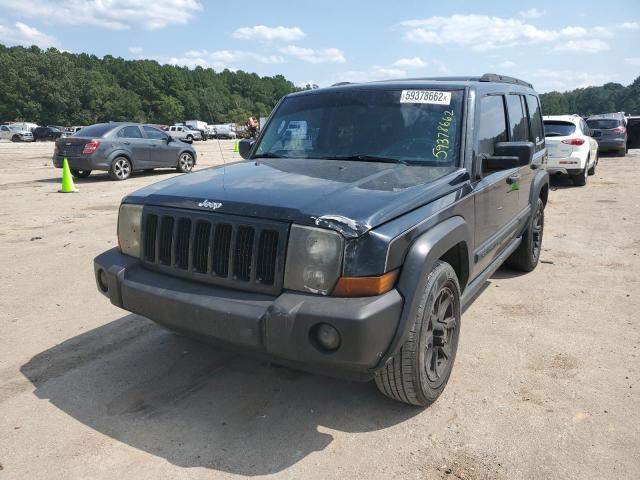 1J8HH48K76C193997 - 2006 JEEP COMMANDER 黑色 照片 2