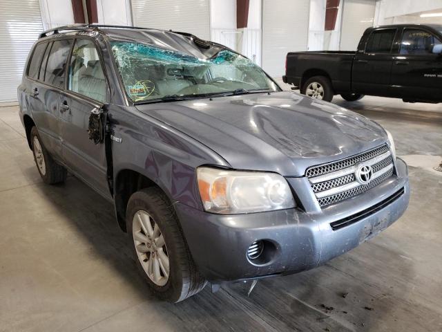 JTEEW21A560030655 - 2006 TOYOTA HIGHLANDER BLUE photo 1