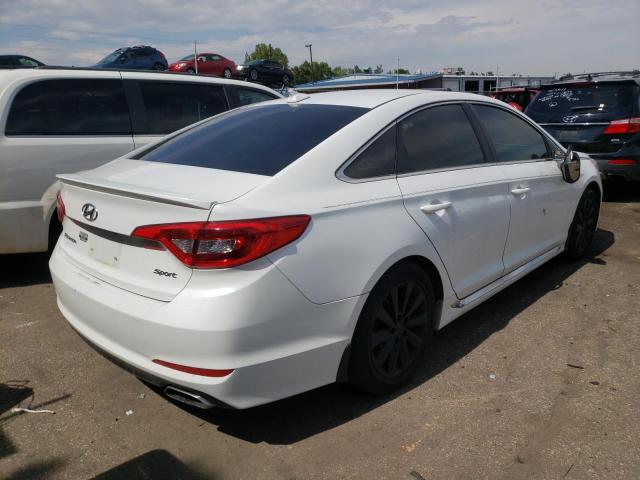 5NPE34AF4FH201578 - 2015 HYUNDAI SONATA SPO WHITE photo 4