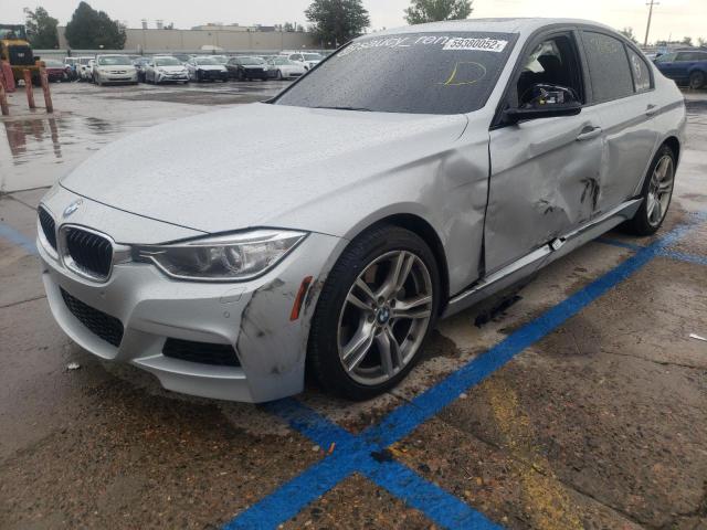 WBA3B9G54ENR91644 - 2014 BMW 335 XI SILVER photo 2