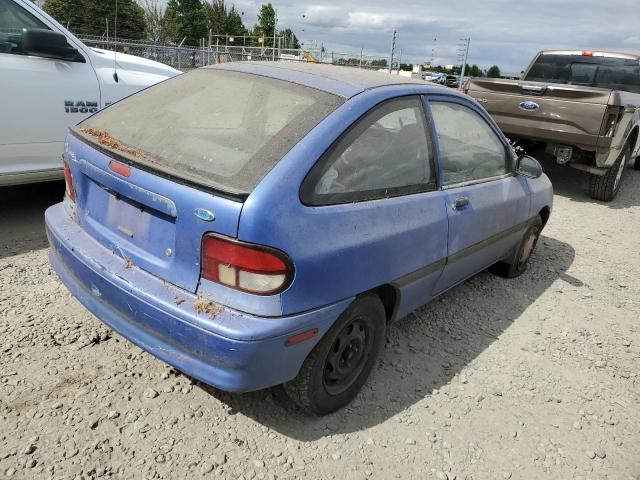 KNJLT05H6T6187312 - 1996 FORD ASPIRE BLUE photo 4