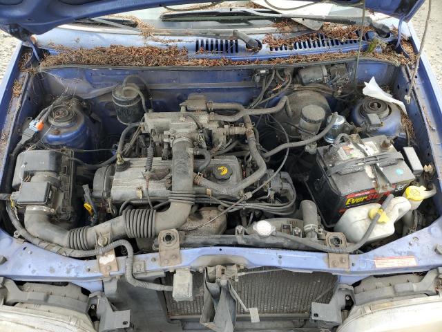 KNJLT05H6T6187312 - 1996 FORD ASPIRE BLUE photo 7