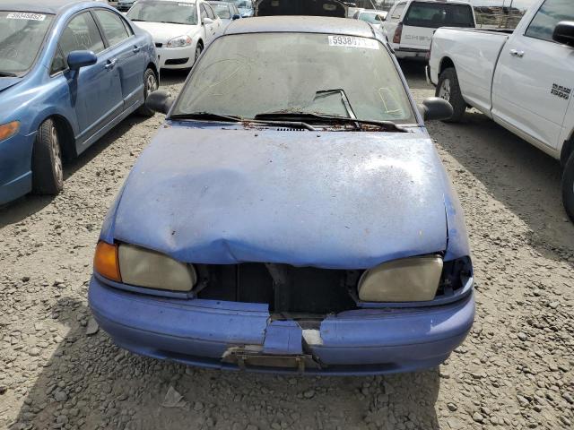 KNJLT05H6T6187312 - 1996 FORD ASPIRE BLUE photo 9