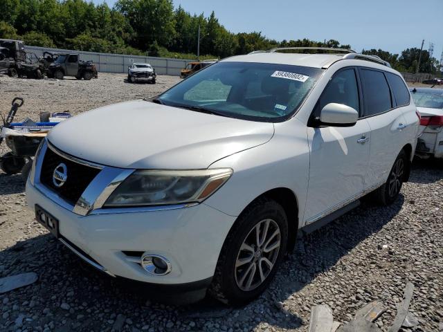 5N1AR2MN6DC649281 - 2013 NISSAN PATHFINDER WHITE photo 2