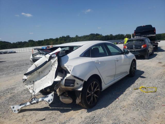 2HGFC2F83KH567393 - 2019 HONDA CIVIC SPOR WHITE photo 4
