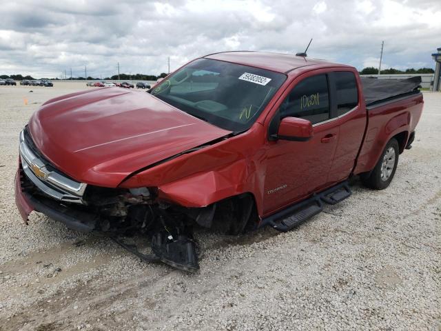 1GCHSBEA1F1152110 - 2015 CHEVROLET COLORADO L BURGUNDY photo 2