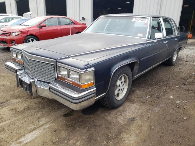 1G6DW51Y4J9702081 - 1988 CADILLAC BROUGHAM BLUE photo 2