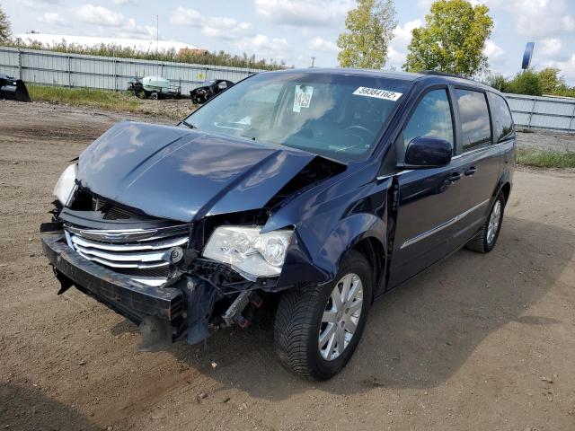 2C4RC1BG4FR505147 - 2015 CHRYSLER TOWN & COU BLUE photo 2