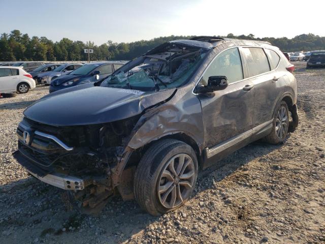 5J6RW2H91LL025880 - 2020 HONDA CR-V TOURI GRAY photo 2