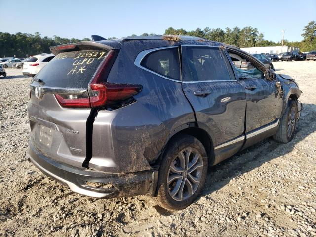 5J6RW2H91LL025880 - 2020 HONDA CR-V TOURI GRAY photo 4