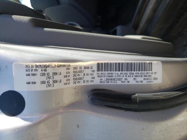 1J8HG48K06C318227 - 2006 JEEP COMMANDER 银色 照片 10