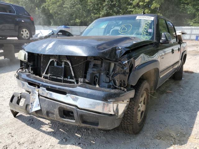 2GCEK13T661246057 - 2006 CHEVROLET SILVRDO LS BLACK photo 2