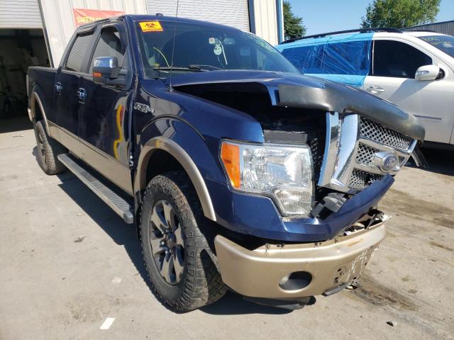 1FTFW1EF5BFD19051 - 2011 FORD F150 BLUE photo 1