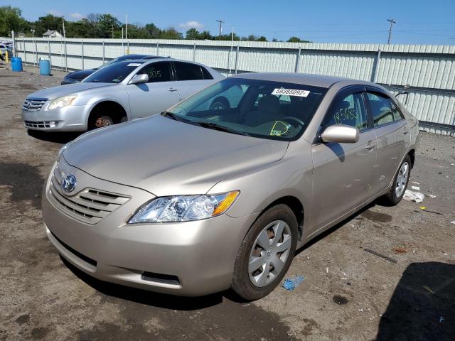 4T1BE46K17U100150 - 2007 TOYOTA CAMRY CE BEIGE photo 2