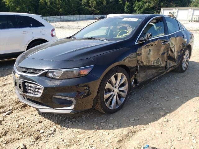 1G1ZH5SX8HF159566 - 2017 CHEVROLET MALIBU PRE BLACK photo 2