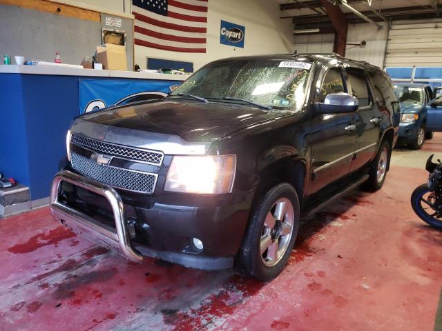 3GNFK16388G163313 - 2008 CHEVROLET SUBURBAN K BLACK photo 2