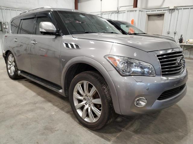 JN8AZ2NC0E9350910 - 2014 INFINITI QX80 GRAY photo 1