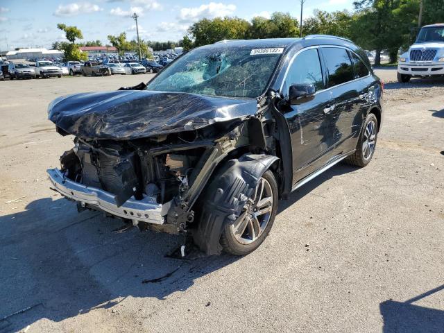 5FRYD4H84HB026024 - 2017 ACURA MDX ADVANC BLACK photo 2