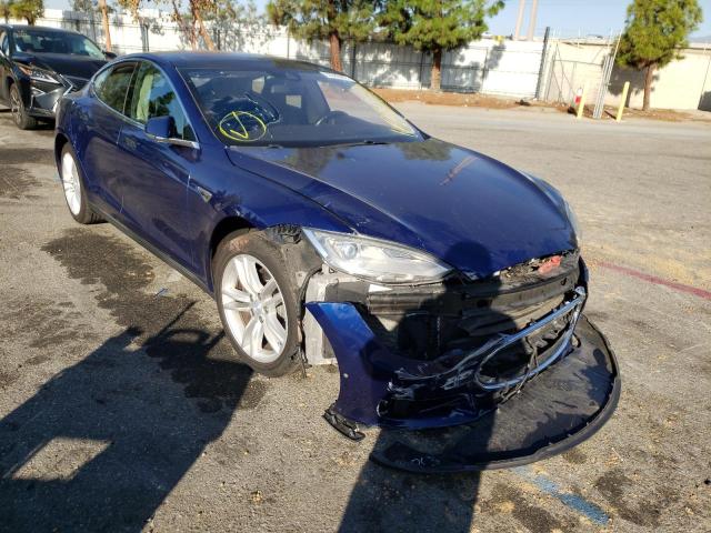 5YJSA1E19FF103070 - 2015 TESLA MODEL S Կապույտ լուսանկար 1