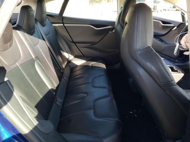 5YJSA1E19FF103070 - 2015 TESLA MODEL S Կապույտ լուսանկար 6
