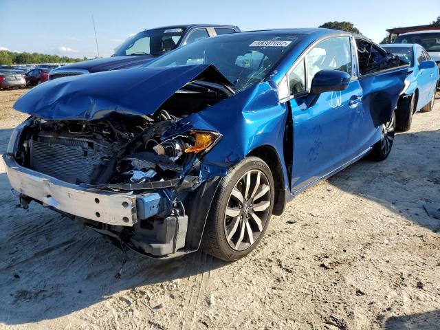 2HGFB2F98FH540725 - 2015 HONDA CIVIC EXL 蓝色 照片 2
