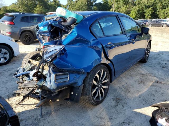 2HGFB2F98FH540725 - 2015 HONDA CIVIC EXL 蓝色 照片 4