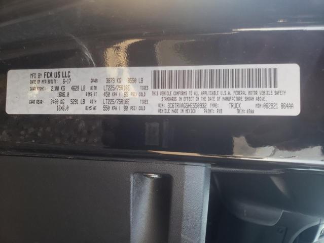 3C6TRVAG5HE550932 - 2017 RAM PROMASTER 黑色 照片 10