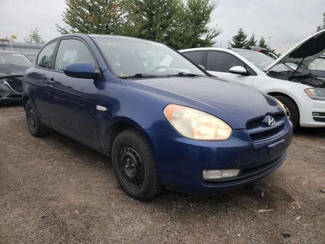 KMHCN35C18U058055 - 2008 HYUNDAI ACCENT BAS BLUE photo 1