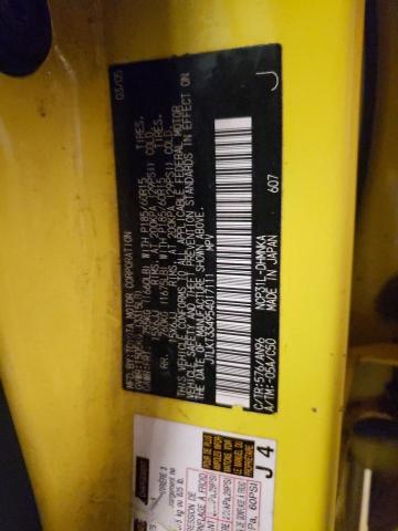 JTLKT334954017111 - 2005 TOYOTA SCION XB ყვითელი ფოტო 10