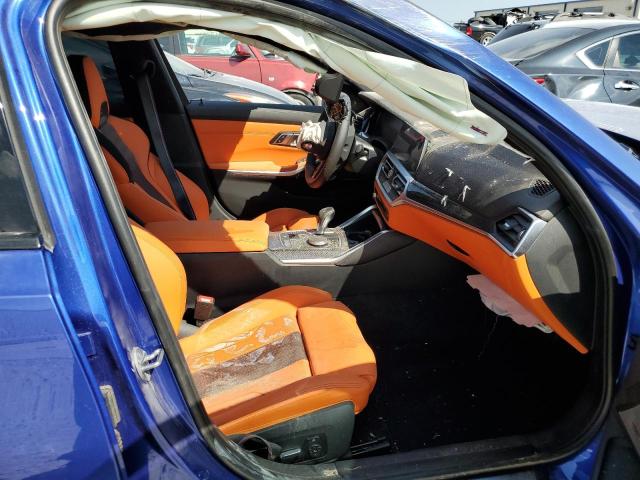 WBS33AY08NFL85884 - 2022 BMW M3 COMPETI BLUE photo 5