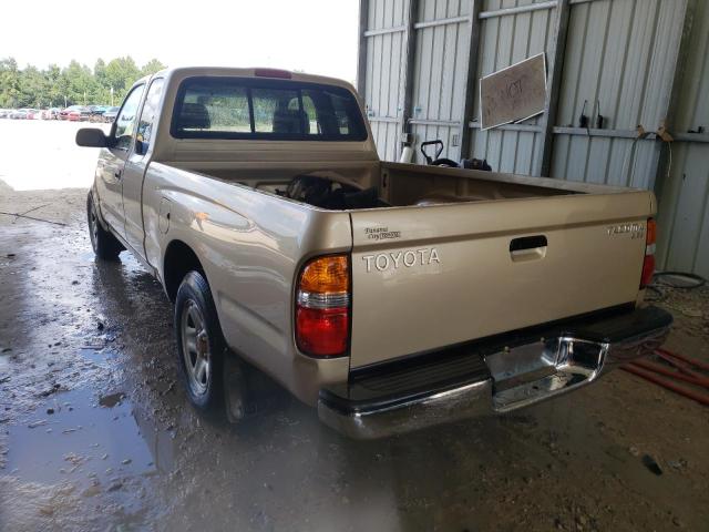 5TEVL52N23Z147573 - 2003 TOYOTA TACOMA XTR BEIGE photo 3