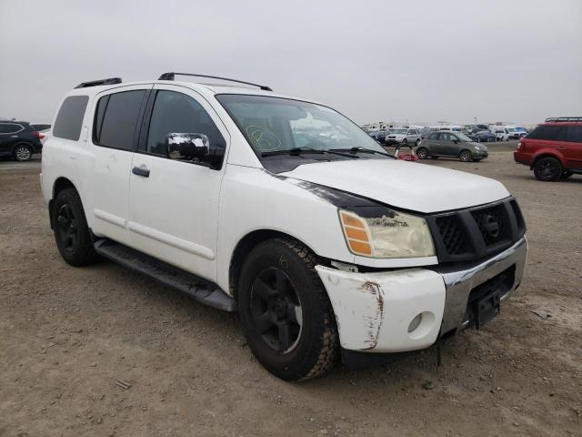 5N1AA08A55N709348 - 2005 NISSAN ARMADA SE WHITE photo 1