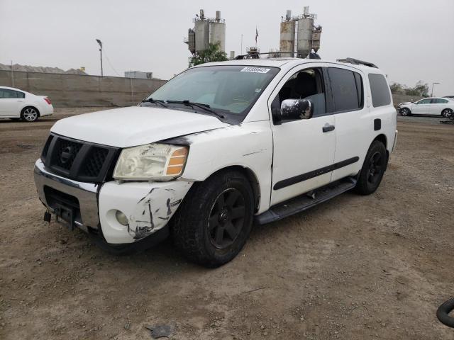 5N1AA08A55N709348 - 2005 NISSAN ARMADA SE WHITE photo 2